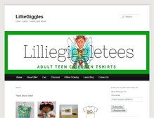 Tablet Screenshot of lilliegiggles.com